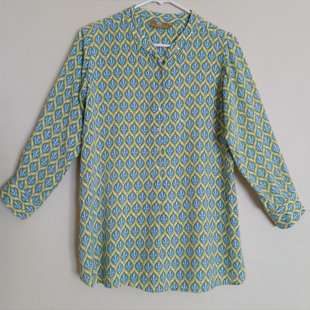 Rock Flower Paper Boho Popover Tunic
